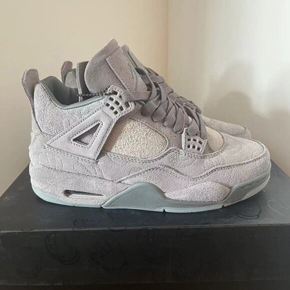 Nike Air Jordan Retro Light Gray Fashion Logo Couple Sneakers